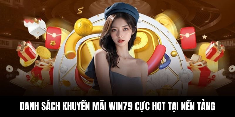 Danh sách khuyến mãi Win79 cực hot tại nền tảng