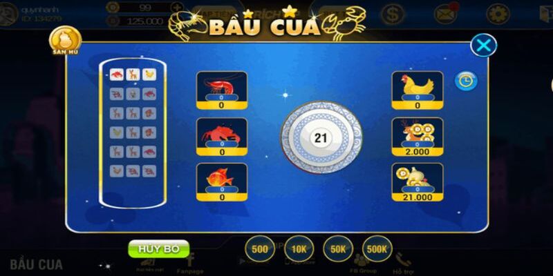 Luật cá cược game bầu cua tôm cá win79 chi tiết dành cho hội viên